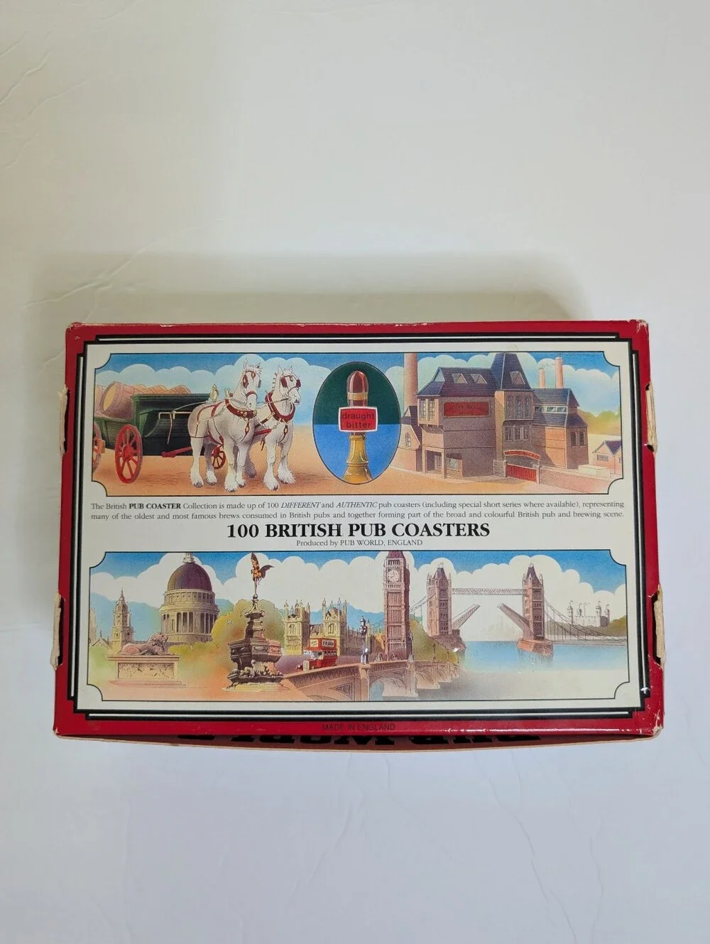 Pub World 100 British Pub Coasters Collectable Set